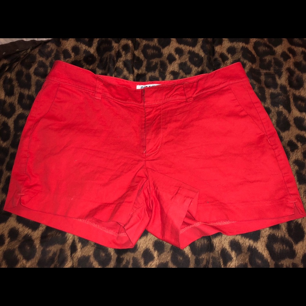 Old navy Red Short Shorts